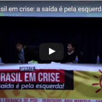Debate “Brasil em crise: a saída é pela esquerda”