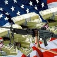 Bolsos cheios com a indústria armamentista