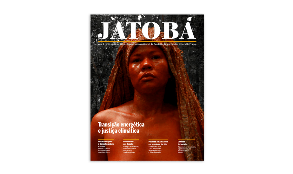 Capa Revista Jatobá com mulher indigena