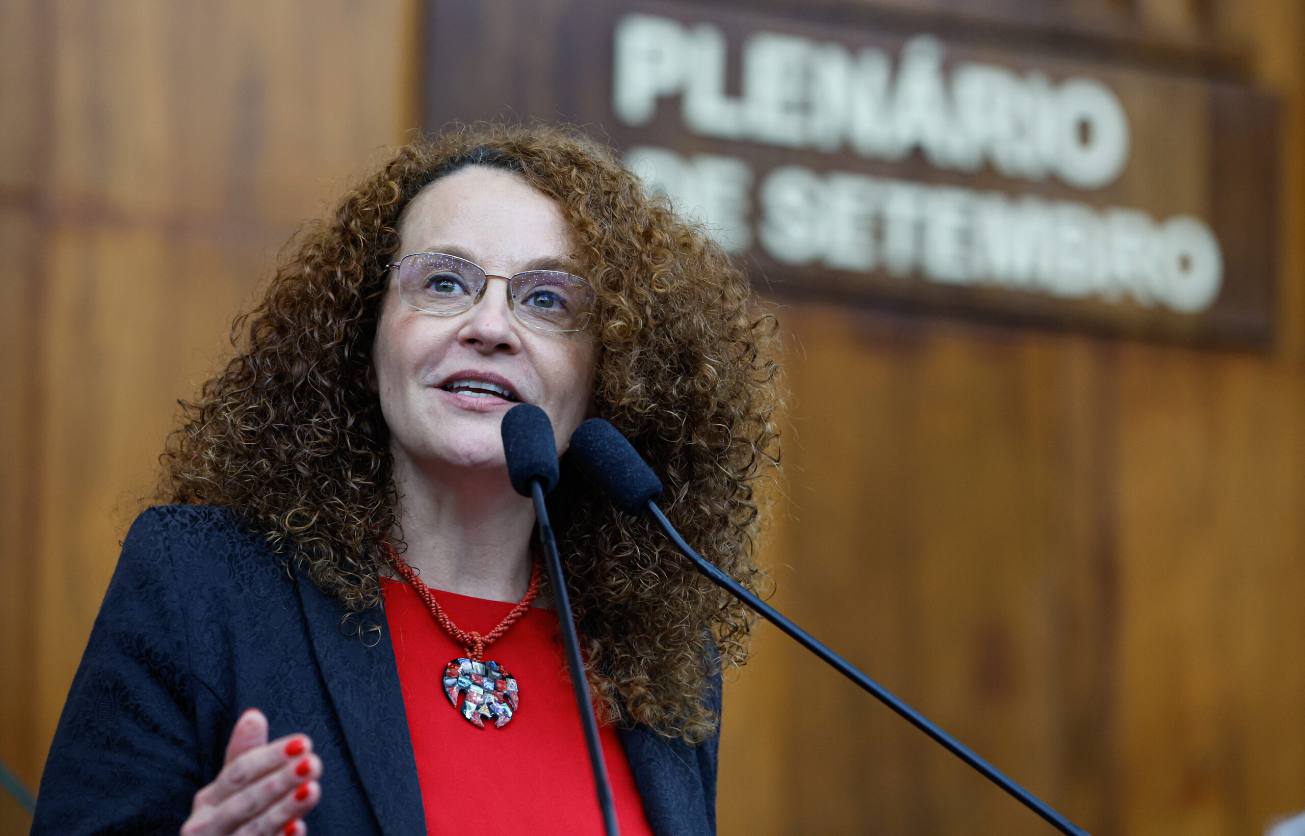 Luciana Genro é presidente da FLCMF e deputada estadual pelo PSOL/RS - Foto: Fernando Gomes / ALRS.